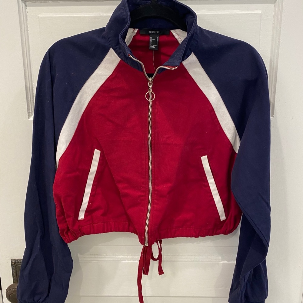90s STYLE COLOR-BLOCK COAT